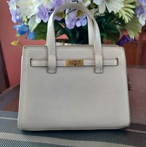MANGO elegant shoulder crossbody tote vegan leather BAG